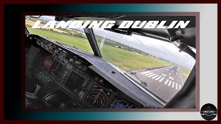 Boeing 737 - Cloudy day in Dublin