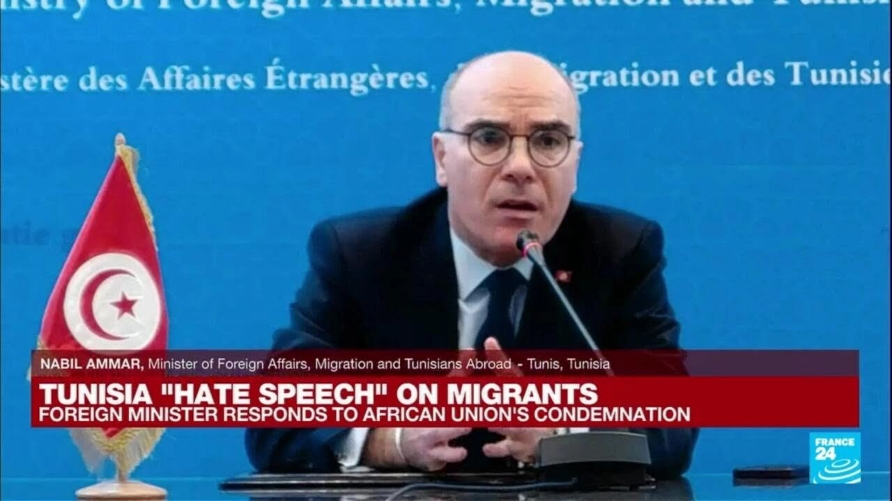 Migrants: Tunisian FM rejects African Union 'hate speech' allegations • FRANCE 24 English