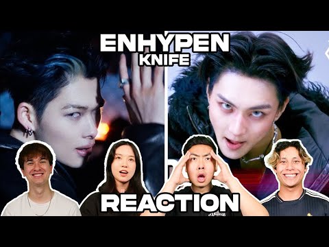 WE WATCH ENHYPEN KNIFE MV STUDIO CHOOM 