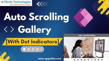 Power Apps Auto Scroll Gallery With Dot Indicator | Image Carousel in PowerApps with Simple Steps