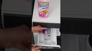 What are 3 compartments in the washing machine for? One mistake can affect your laundry