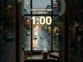 1 Minute Timer - Cozy Rainy Window (ASMR Rain Sounds, No Music) rain timer