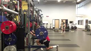 Hand Supported Safety Split Squat