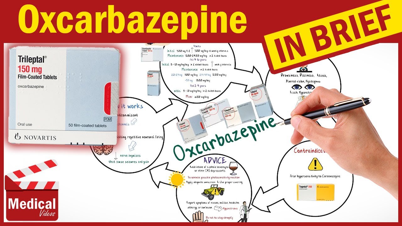 Oxcarbazepine 300 mg (Trileptal): What is Oxcarbazepine? Trileptal Uses, Dose and Side Effects
