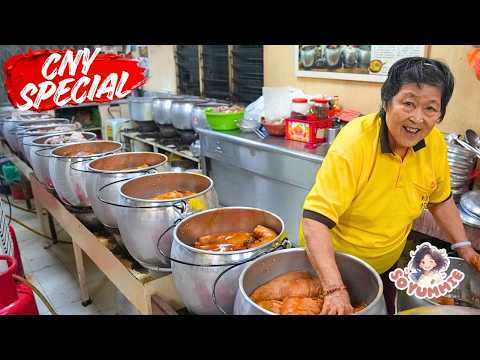 【CNY SPECIAL】Close Up Satisfying of Chinese Boss Cook ALL BY HIMSELF serving 300 Customer YEARLY! 