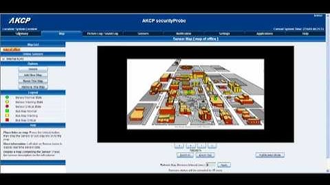 AKCP Product CD. Adding a map and using sensors. (part 10)
