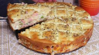 PORTUGUESE Pie with FLUFFY crust screenshot 3