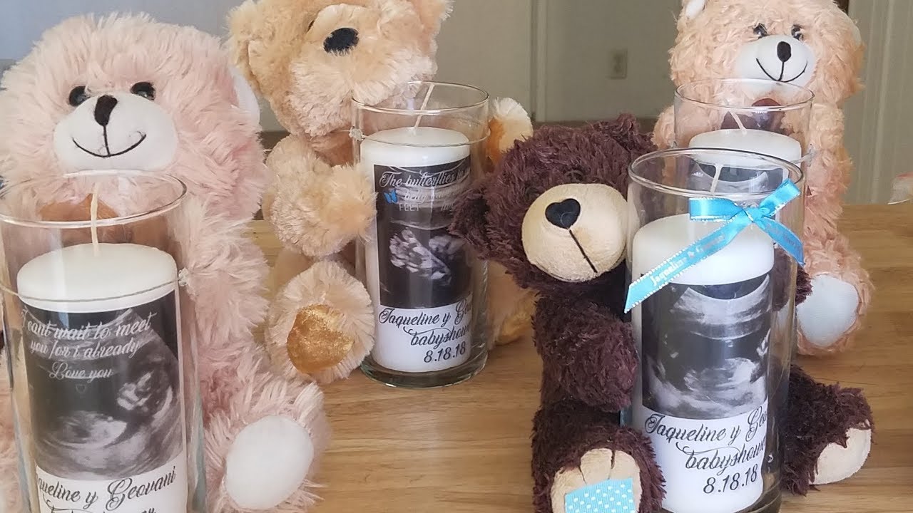 Teddy Bear Baby Shower Centerpieces | Boy - YouTube