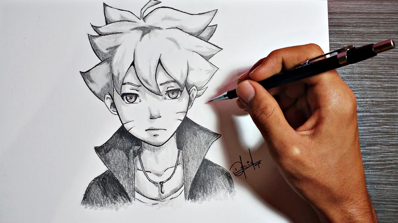 Como Desenhar BORUTO Otsutsuki