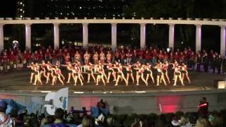 Razorback Pom- Beat BAMA pep rally 10/7/16