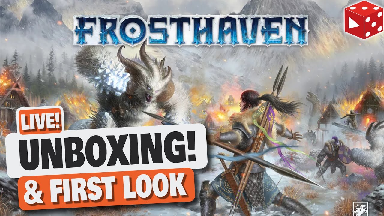 Frosthaven Unboxing & First Look DES Megahighlights 2023 YouTube
