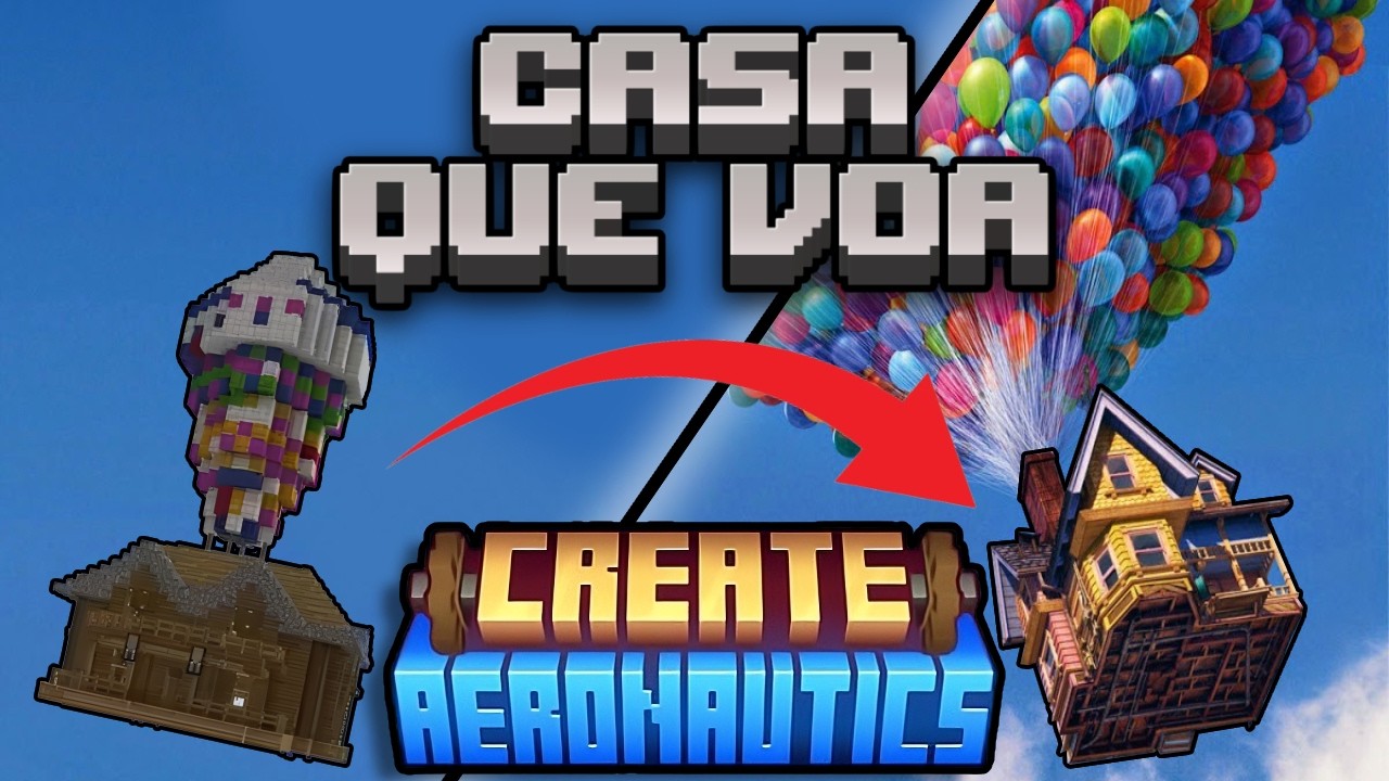 FIZEMOS UMA CASA QUE VOA NO CREATE AERONAUTICS