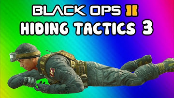 Black Ops 2 Funny Hiding Tactics Challenge 3 - Fails & Funny Moments (POD & Takeoff Maps)