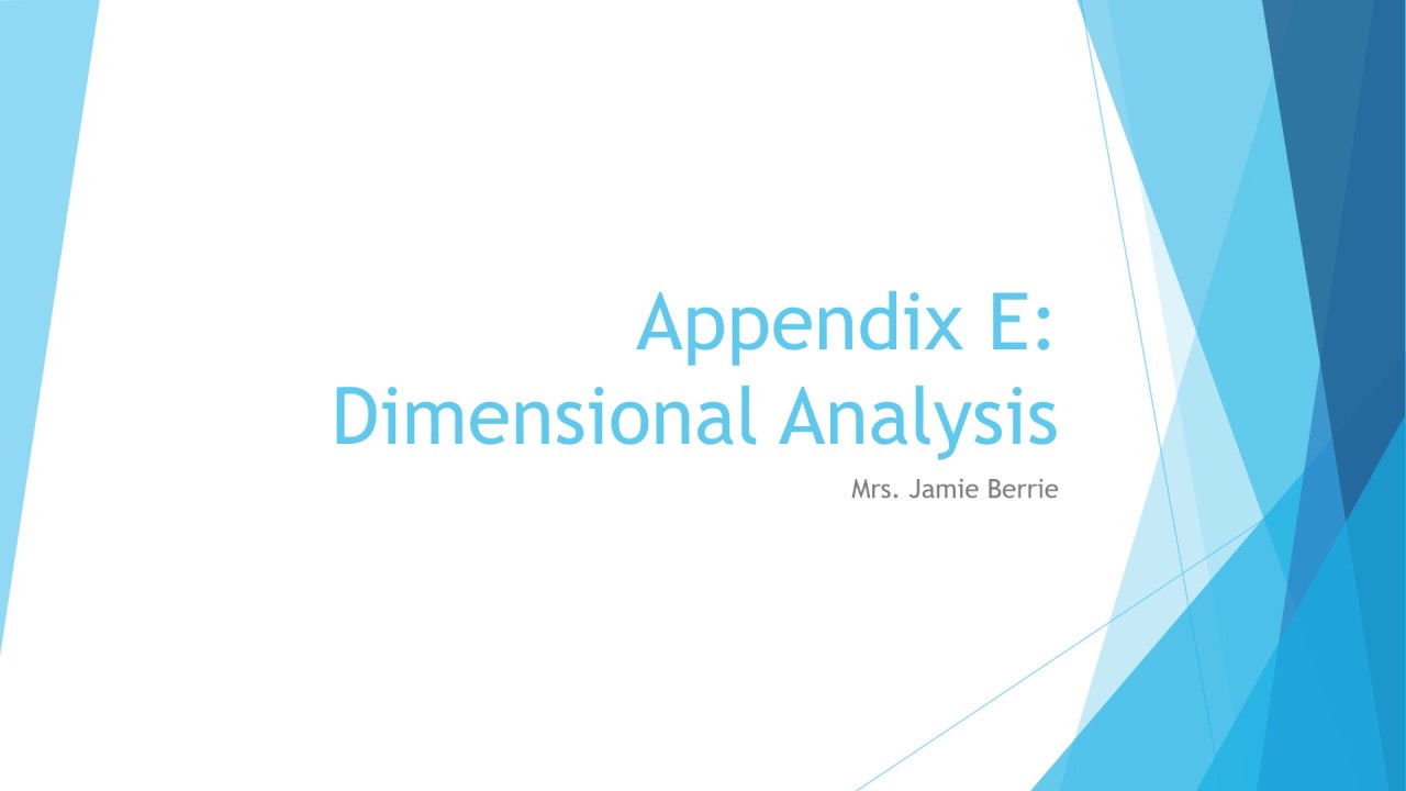Appendix E Lecture Video - YouTube