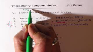 7 Trigonometry of Compound Angle with Formula Sheet n Examples Part 1 MHF4U