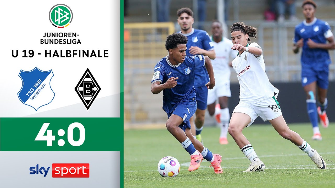 RE-LIVE  Borussia Mönchengladbach - TSG Hoffenheim | U19 Bundesliga | Halbfinale 1 - Hinspiel