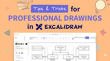 💡5 Tips & Tricks for PROFESSIONAL-LOOKING DRAWINGS in Excalidraw 👀 | T&T #4