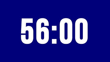 56 Minute Timer For Kids with Happy Upbeat Epic Music Uplifting & Cheerful