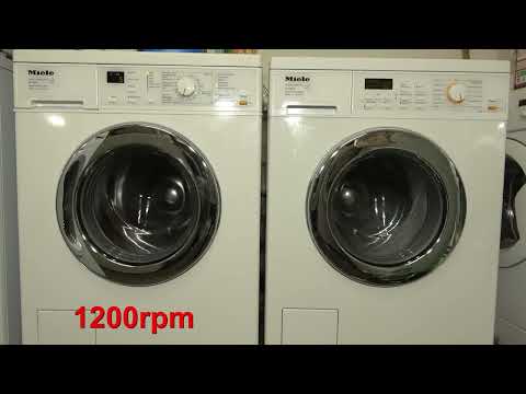 SPIN RACE TOL 1600RPM Inverter Miele Vs BOL 1300rpm Brushed Miele Spin Only