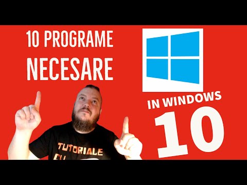 10 programe NECESARE dupa INSTALARE WINDOWS 10