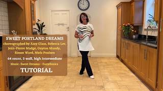 Sweet Portland Dreams line dance tutorial