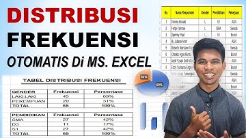 Cara Membuat Tabel Distribusi Frekuensi Dengan Excel