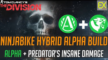 The STRONGEST Ninja-Alpha Hybrid DPS Build + Gameplay | The Division 1.7