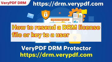 How to resend a DRM license file or key to a user