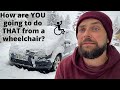 How I clear the snow as a paraplegic