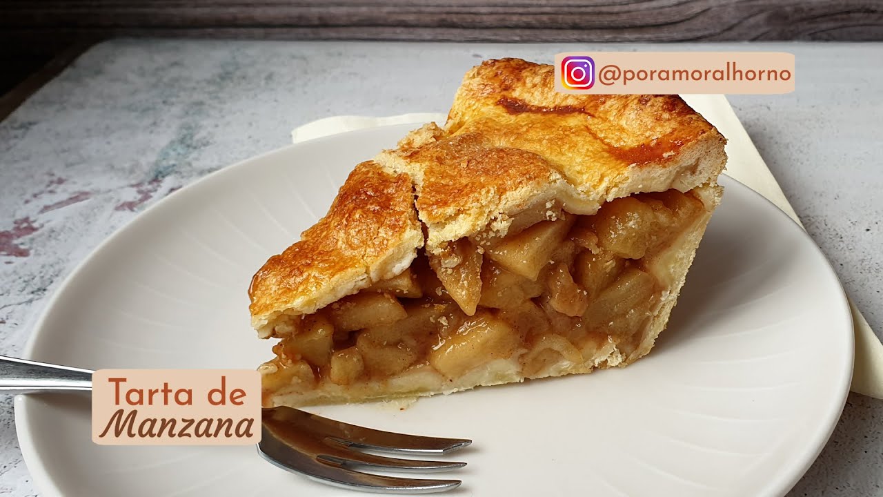 Receta de Tarta de manzana o Apple pie casero