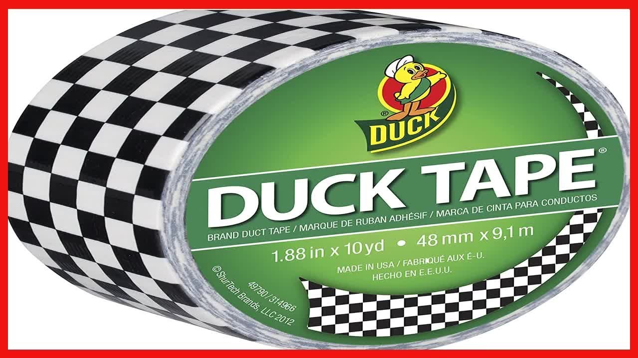 Great product -  Duck Brand Duck 280410 Printed Duct Tape, Checker, 1.88 Inches x 10 Yards, Single R