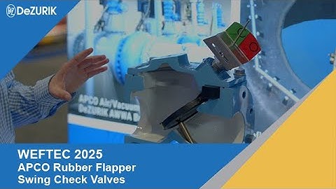 APCO Rubber Flapper Swing Check Valves