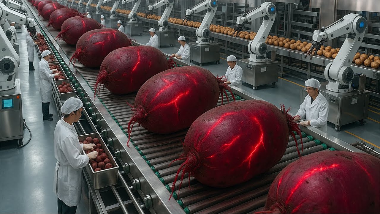 Inside a Modern Beetroot Factory: From Fresh Beets to Vibrant Healthy ...