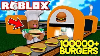 ROBLOX BURGER FACTORY TYCOON