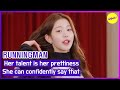 [HOT CLIPS][RUNNINGMAN] Her talent is her prettiness. She can confidently say that.(ENGSUB)