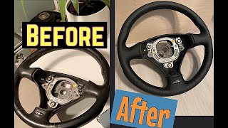 Amazing Audi RS4 Steering wheel Restoration!