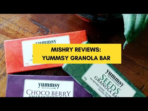 Yummsy Granola Bars Review – 6 Variants | Mishry Reviews