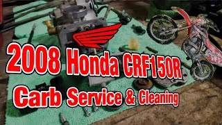 Honda CRF 150R Carb Cleaning (07 08) PART 2 [carb service]