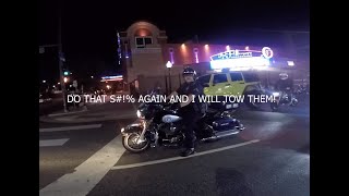 Cop chases motorcycle at 6:21