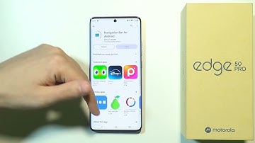 How to Swap Navigation Buttons on Motorola Edge 50 Pro - Back Button on the Right Side