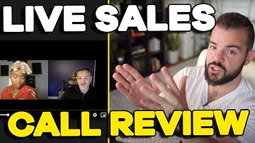 Live Sales Call Breakdown - Get Better At Sales w/Cole Gordon