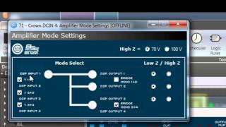 Crown | Mode Settings - Input Y and Bridge