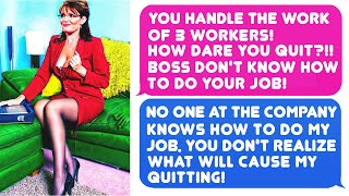 Boss & HR Manager Told me To Quit. She Doesn't Know How To Do My Job.Ok I Quit r/MaliciousCompliance