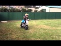 Hayden&#39;s first ride on his B&#39;Day Bike