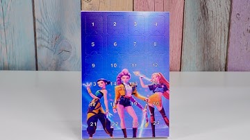 K-Pop Demon Hunters Advent Calendar Keychains and Stickers