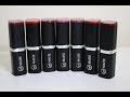 Ever Bilena Matte Lipstick Swatches