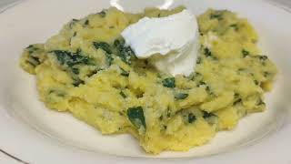 Palenta Sa Spanaćem - Palenta With Spinach -