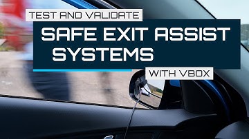 Validate Dooring technology to Euro NCAP Standards with VBOX