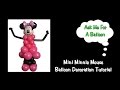 Table Top Minnie Mouse Balloon Decoration Tutorial