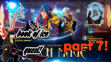 AQW Archmage class guide 7 Book of ice! glacial Impact!